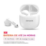 Fone De Ouvido Aws-eb-05-w Earbud Branco Aiwa Bivolt Branco