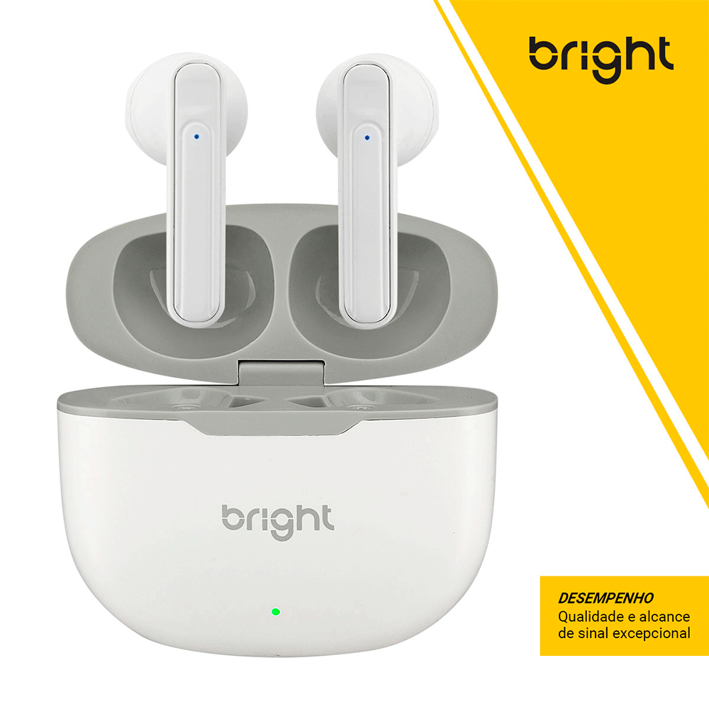 Fone de Ouvido Bright Beatsound II Bluetooth 5.1 FN565 Branco