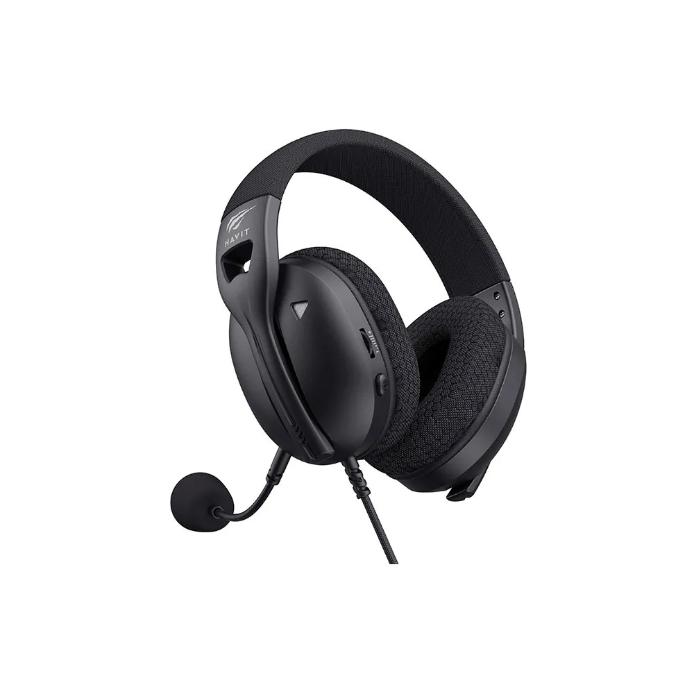 Headset HAVIT FUXI-H5D, 3.5MM, Drivers de 50MM. Black