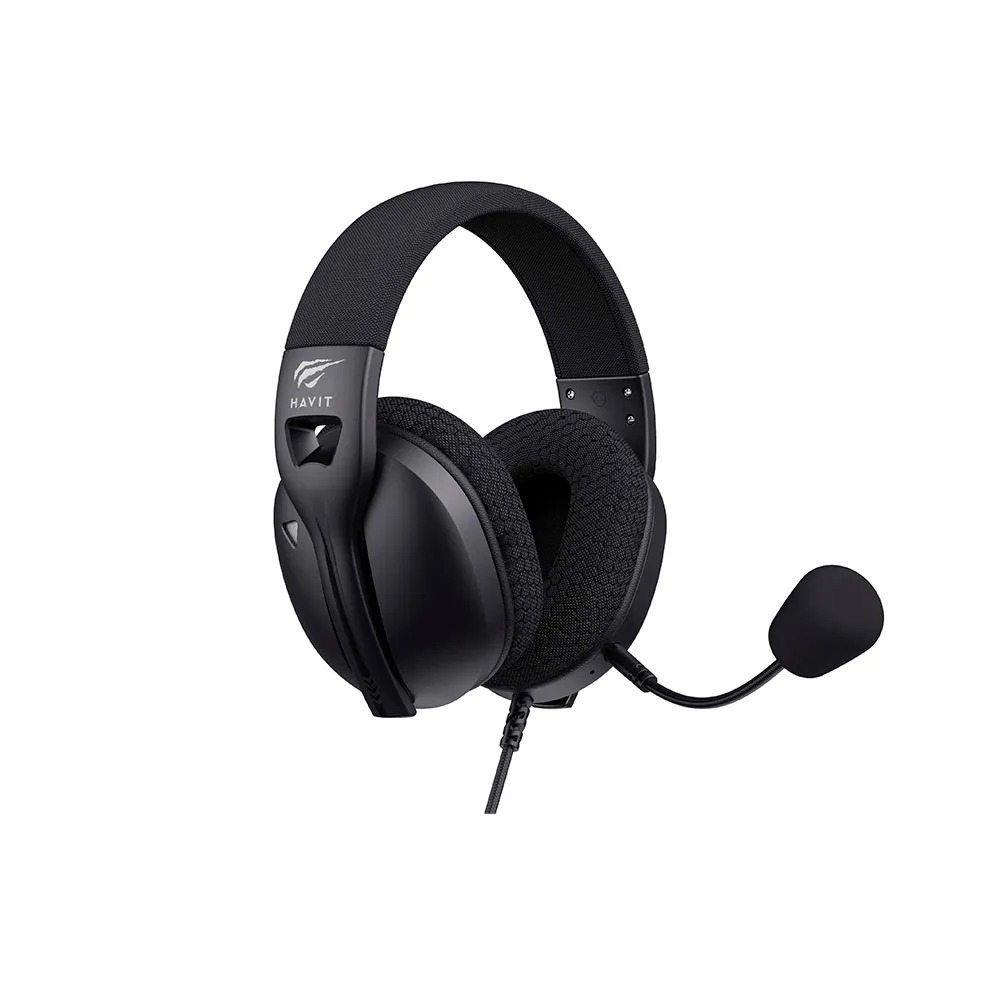 Headset HAVIT FUXI-H5D, 3.5MM, Drivers de 50MM. Black