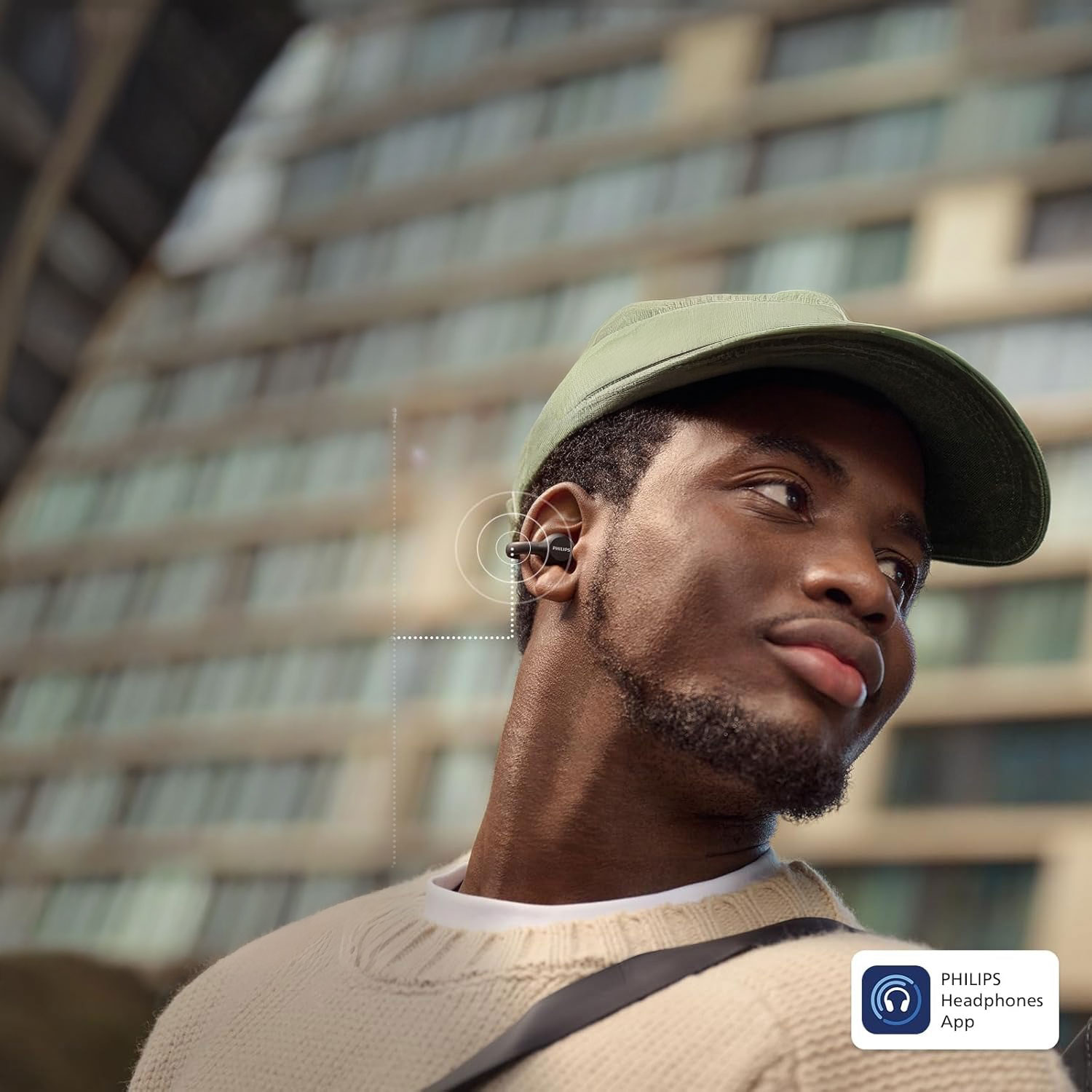 Fone De Ouvido Bluetooth Philips Taq2000bk Corrida Esportes