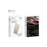 Carregador portátil HREBOS PB-922, 10000AH de Capacidade, Entrada e Saída Type-C Preto