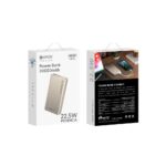 Carregador Portatil Hrebos Power Bank, 20.000Ah, Entradas USB, Type-C, 22,5W