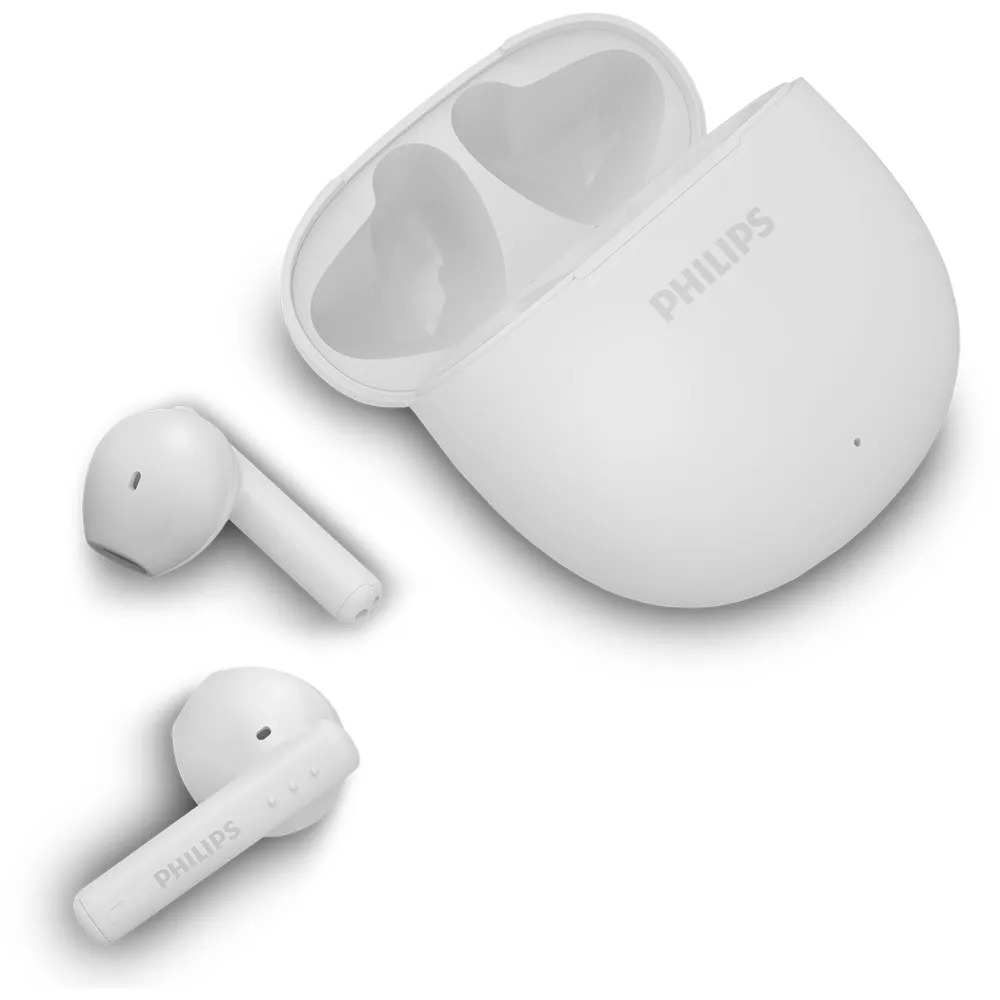 Fone de Ouvido TWS Philips TAT1139WT, Drivers 13mm, Bluetooth 5.4
