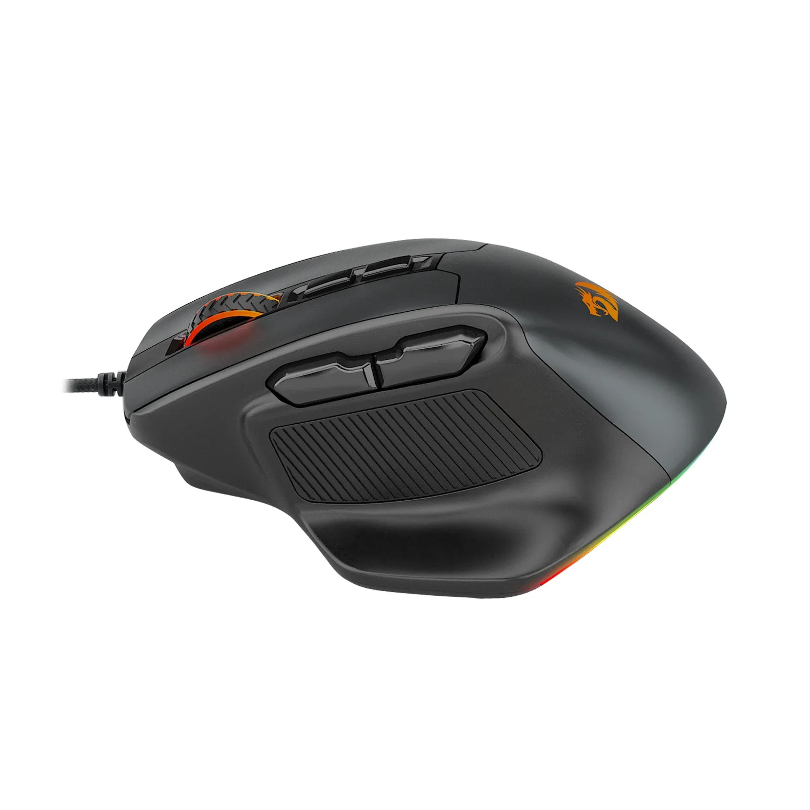Mouse Gamer Redragon, 12400 DPI, USB, 7 Botões - M806-RGB Preto