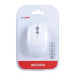 Mouse Sem Fio Mover White 1600Dpi - Wireless 2.4Ghz - Silent Click - Pmmwscw