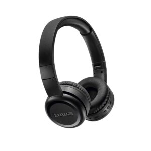 Headphone Fone De Ouvido Aiwa Aws-hp-03-b Bluetooth Preto - Preto