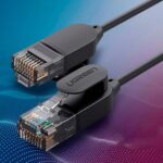 Cabo Rede Ugreen Cat6a 10gbps 500mhz Utp 0.5 Metro Preto