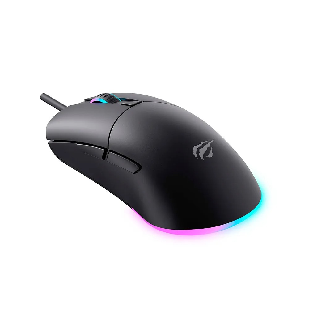Mouse Gamer Havit MS1038, 8000DPI, USB, RGB, 7 Botões Preto (1)