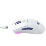 Mouse Gamer Havit Ms966s 3 Tipos Conexões Rgb Recarregável - Branco