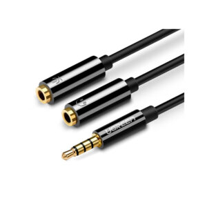 Cabo De Áudio Ugreen AV141 P3/2 P2 3,5mm Headset Ps4