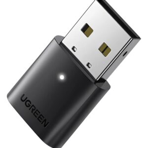 Adaptador Bluetooth 5.0 Ugreen Usb P/ Windows Áudio Hifi 20m Cm 390