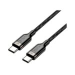 Cabo Hrebos Titanium Usb-c 100w Nylon 1m Preto Cb-366c Preto