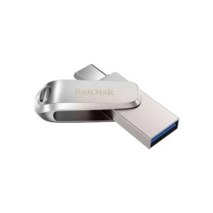 Pendrive Sandisk Ultra Drive Luxe Usb A E C 64 Gb 150 Mb/s Prateado