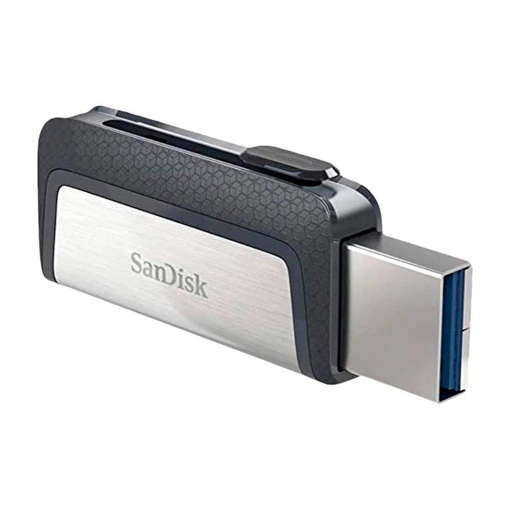 Pendrive Sandisk Ultra Dual Drive Go 64gb Usb-c Usb-a 3.1 Cinza Sandisk