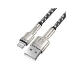 Cabo Hrebos Metal Waves Lightning Usb 1m 27w Turbo Cb-253i Preto