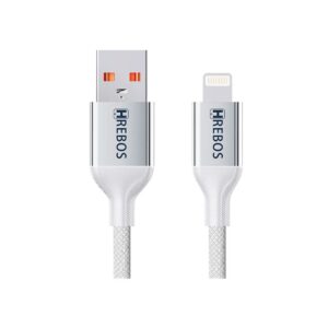 Cabo Hrebos Soft Braid Usb Lightning 27w Turb Cb-506i Branco