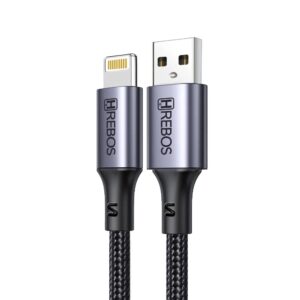Cabo Hrebos Cb-219i Usb-a Para Lightning Carregador E Dados Preto