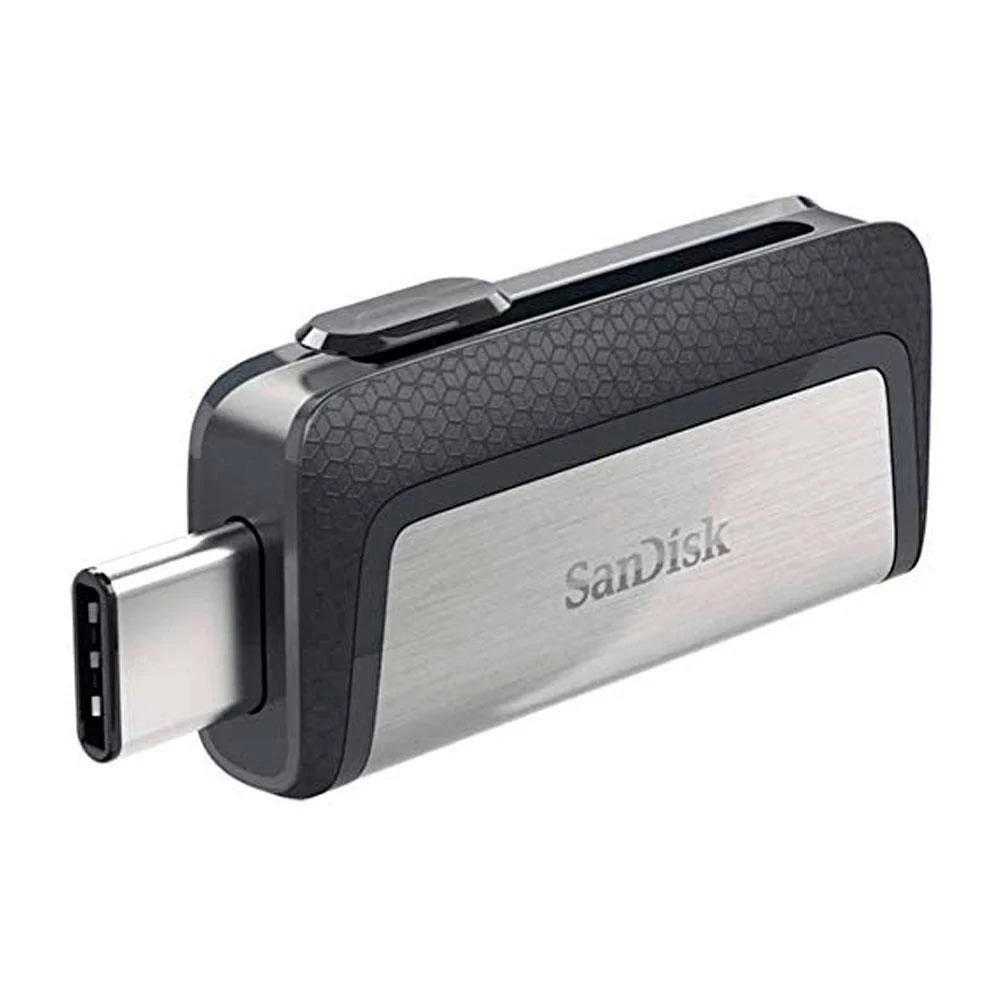 Pendrive Sandisk Ultra Dual Drive Go 64gb Usb-c Usb-a 3.1 Cinza Sandisk