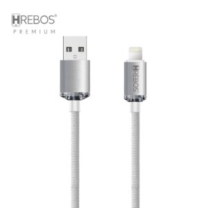 Cabo Hrebos Luxury Acrylic Usb-a Lightning Cb-209i 27w Branco