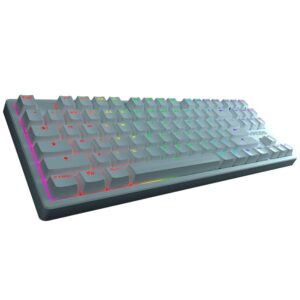 Teclado Com Fio Gamer Kross Strafing Usb Mecânico Ke-kg130 Branco Português Brasil