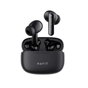 Fone Bluetooth Tws Havit Tw967 Pro V5.3 Dual Mic Touch Preto Preto