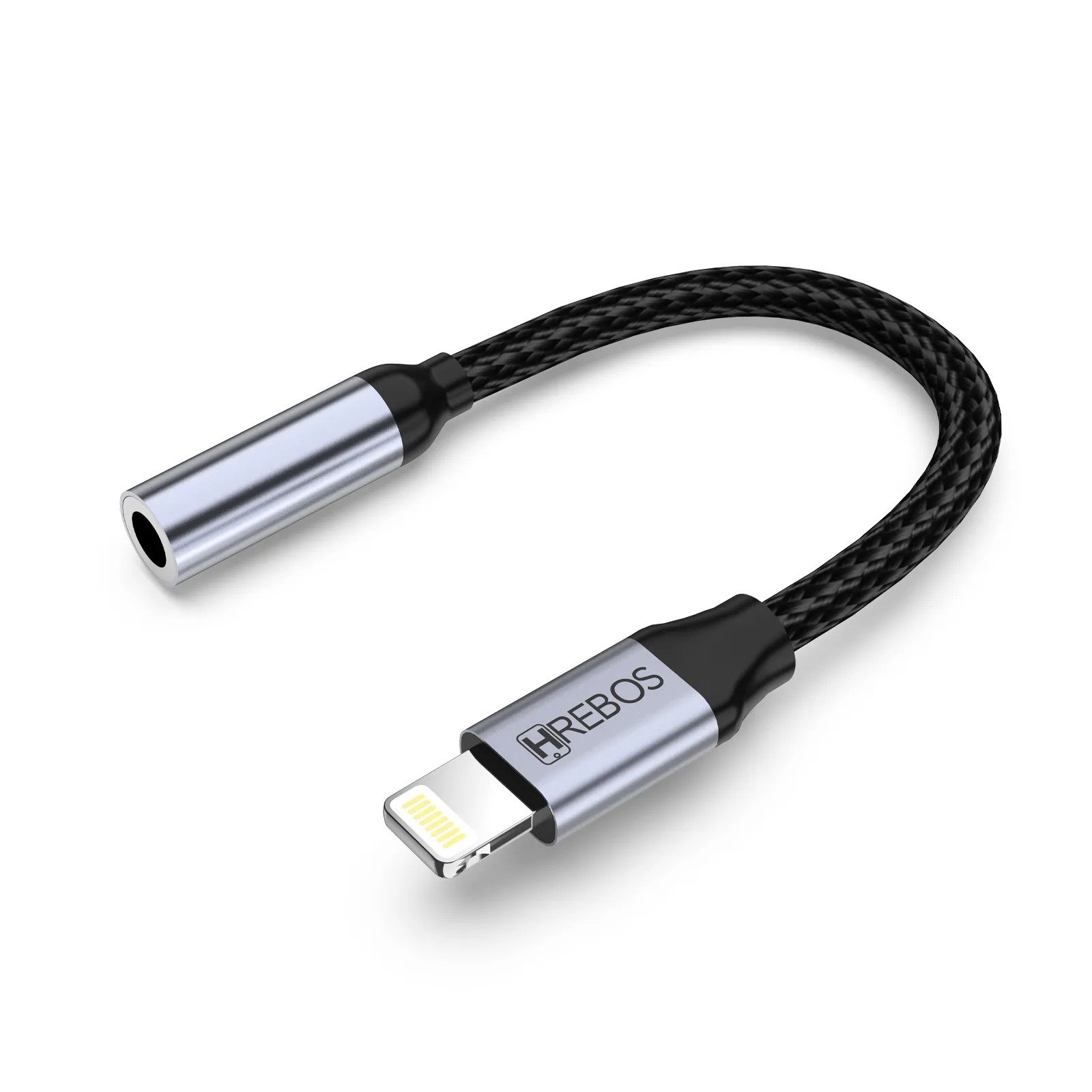 Adaptador de Áudio Hrebos AD-261 Lightning para P2