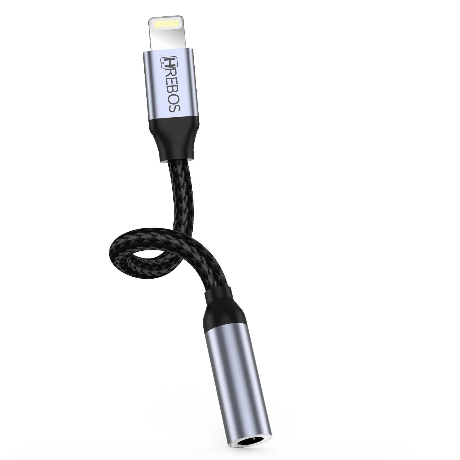 Adaptador de Áudio Hrebos AD-261 Lightning para P2