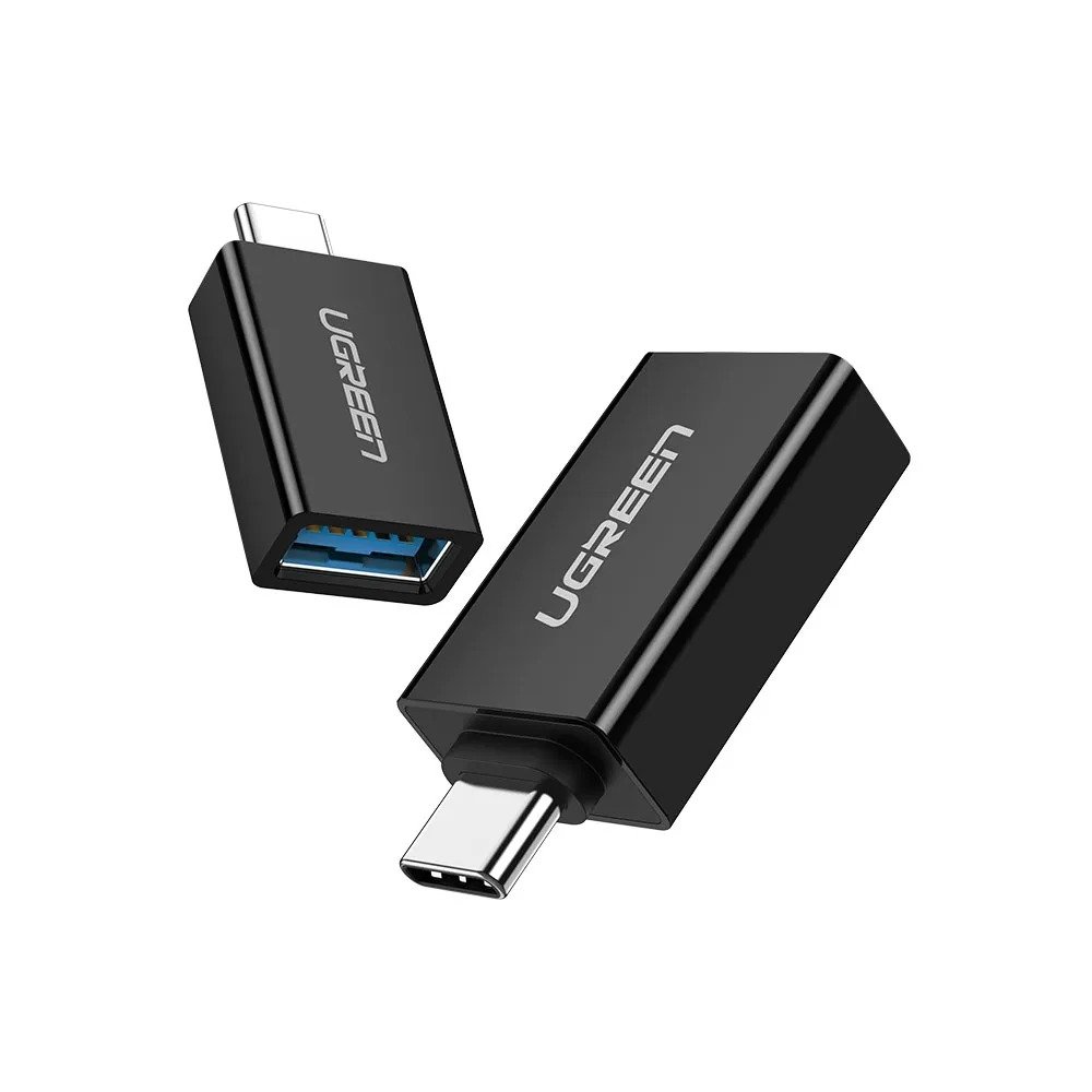 Adaptador Ugreen US173 USB-A 3.0 Macho para USB-C 3.1 Fêmea Preto