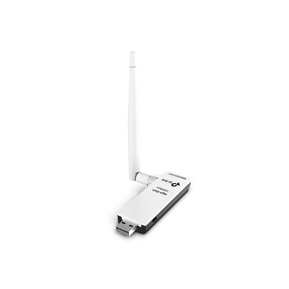 Adaptador USB Wi-Fi TP-Link TL-WN722N 150Mbps com Antena Removível
