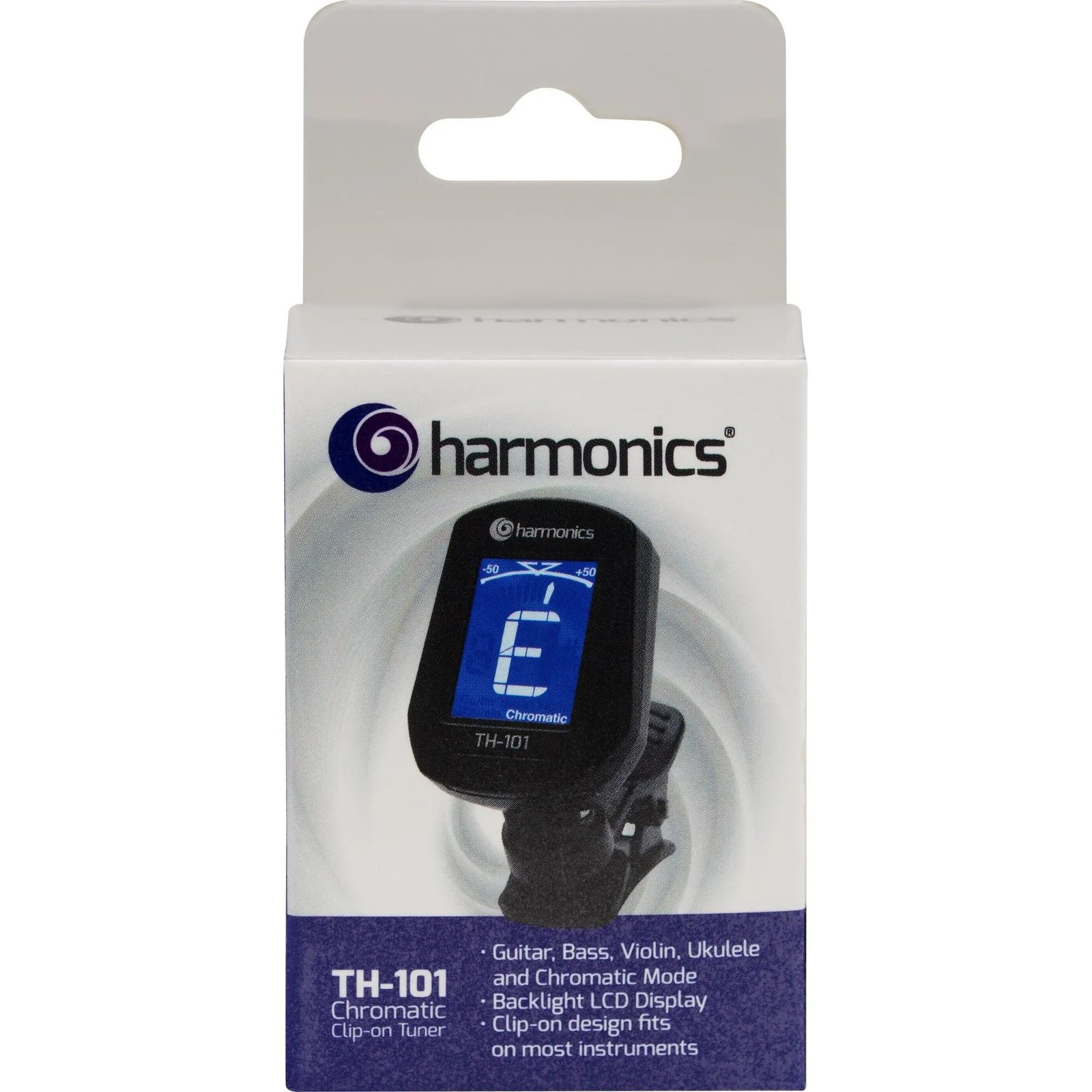 Afinador Cromático Digital Clip Harmonics TH-101