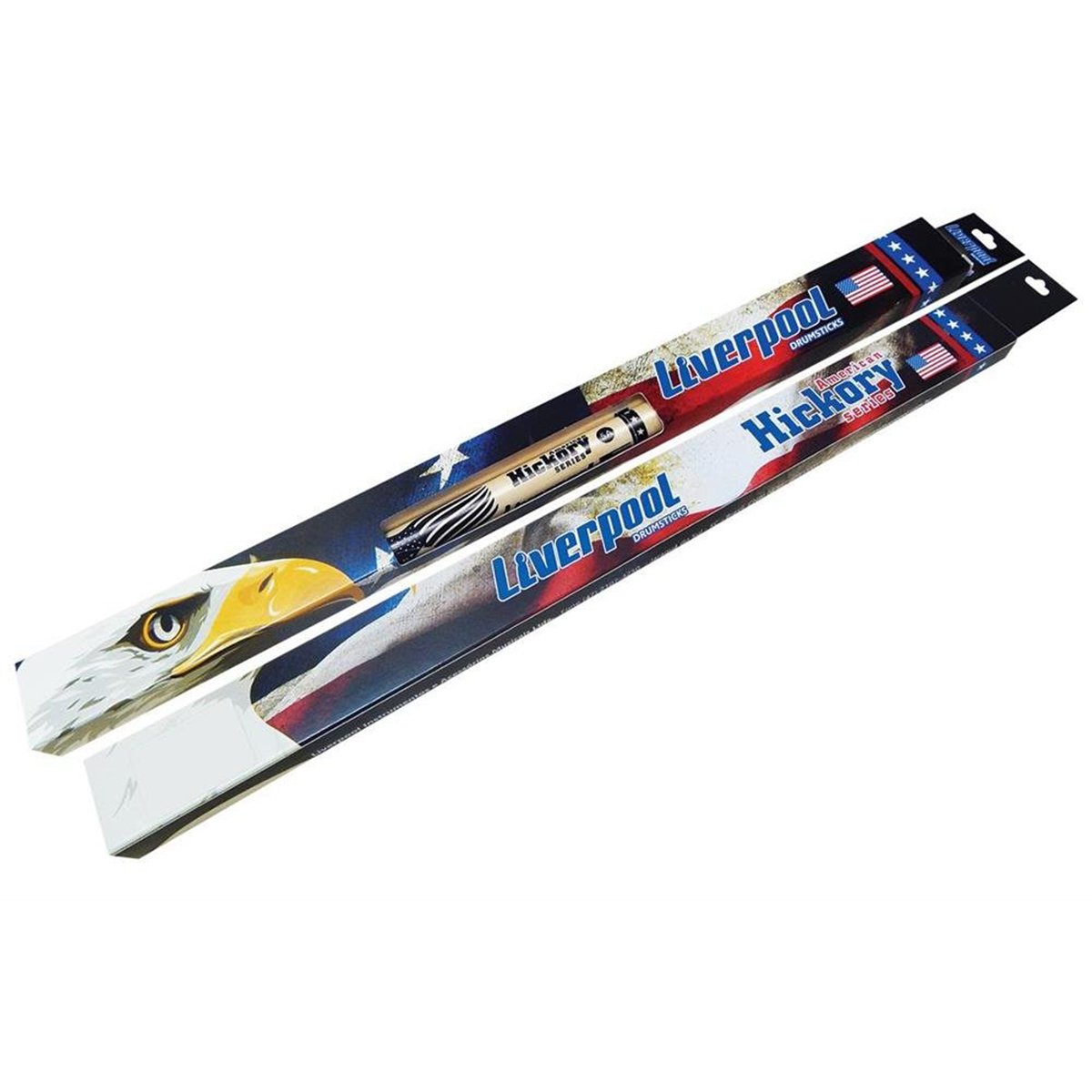 Baquetas Liverpool American Hickory 7A HY-7AM - Ponta de Madeira, Série Premium