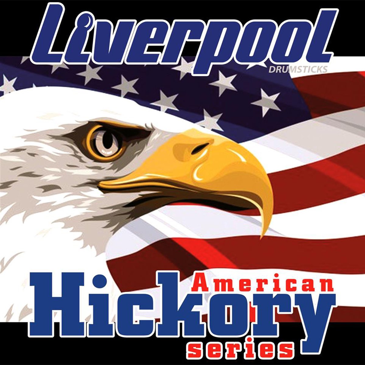 Baquetas Liverpool American Hickory 7A HY-7AM - Ponta de Madeira, Série Premium