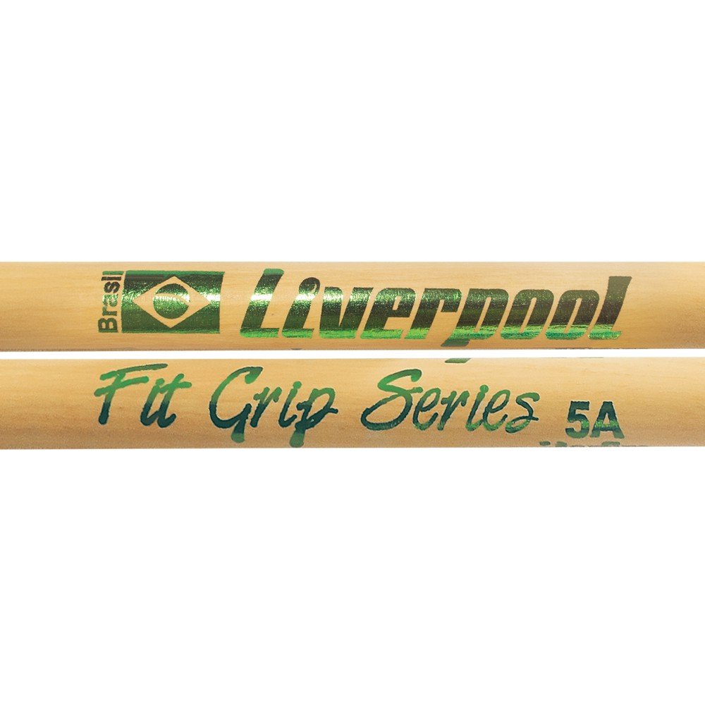 Baquetas Liverpool Fit Grip Series 5A EVA - Ponta Madeira Marfim