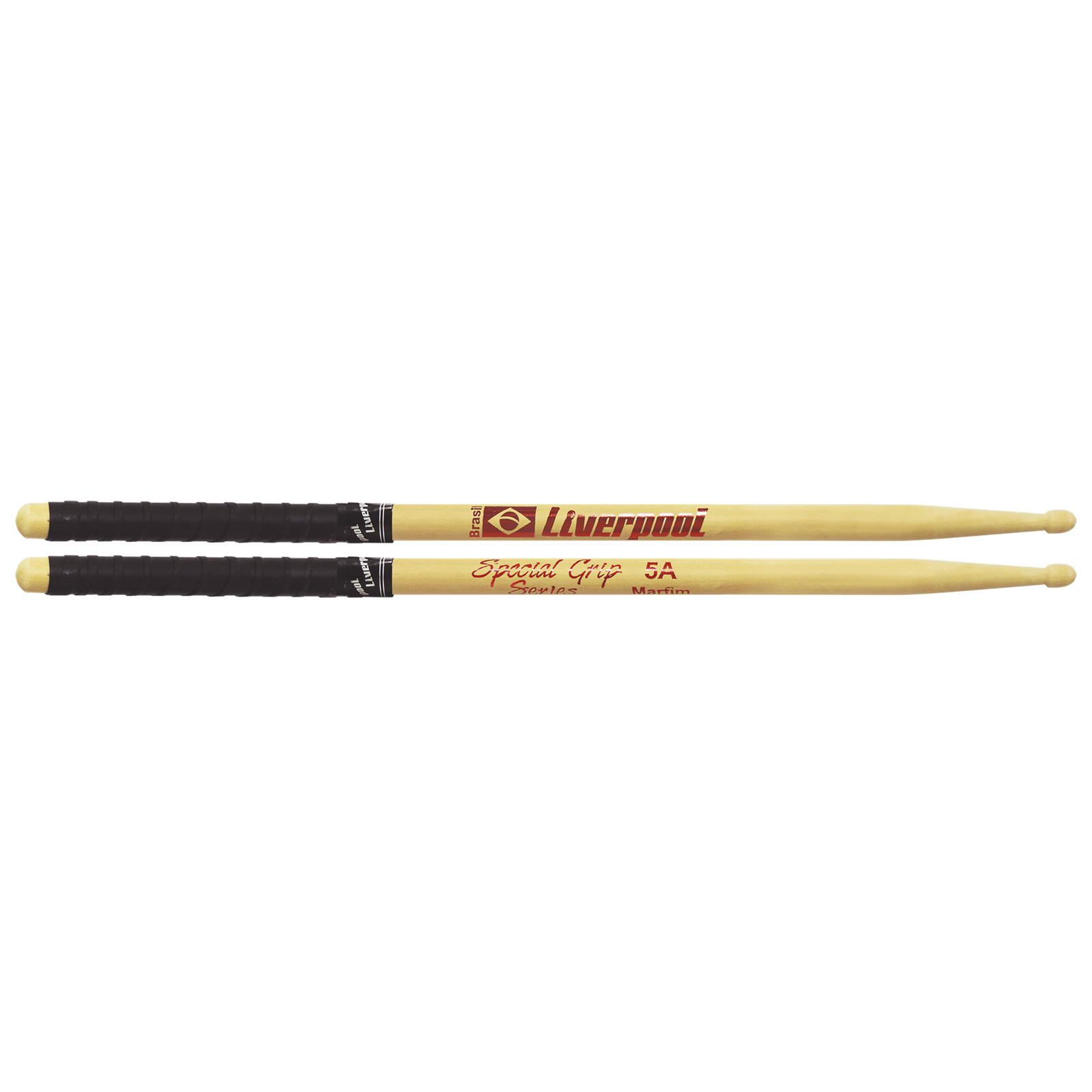 Baquetas Bateria Liverpool Special Grip 5a Ponta De Madeira