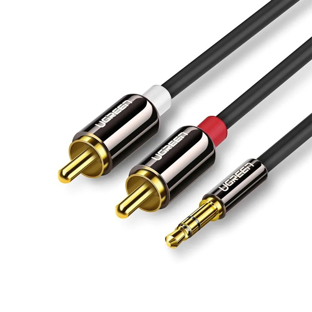 Cabo Áudio P2 P/ 2 Rca Ugreen 10512 3m Estéreo Hi-fi