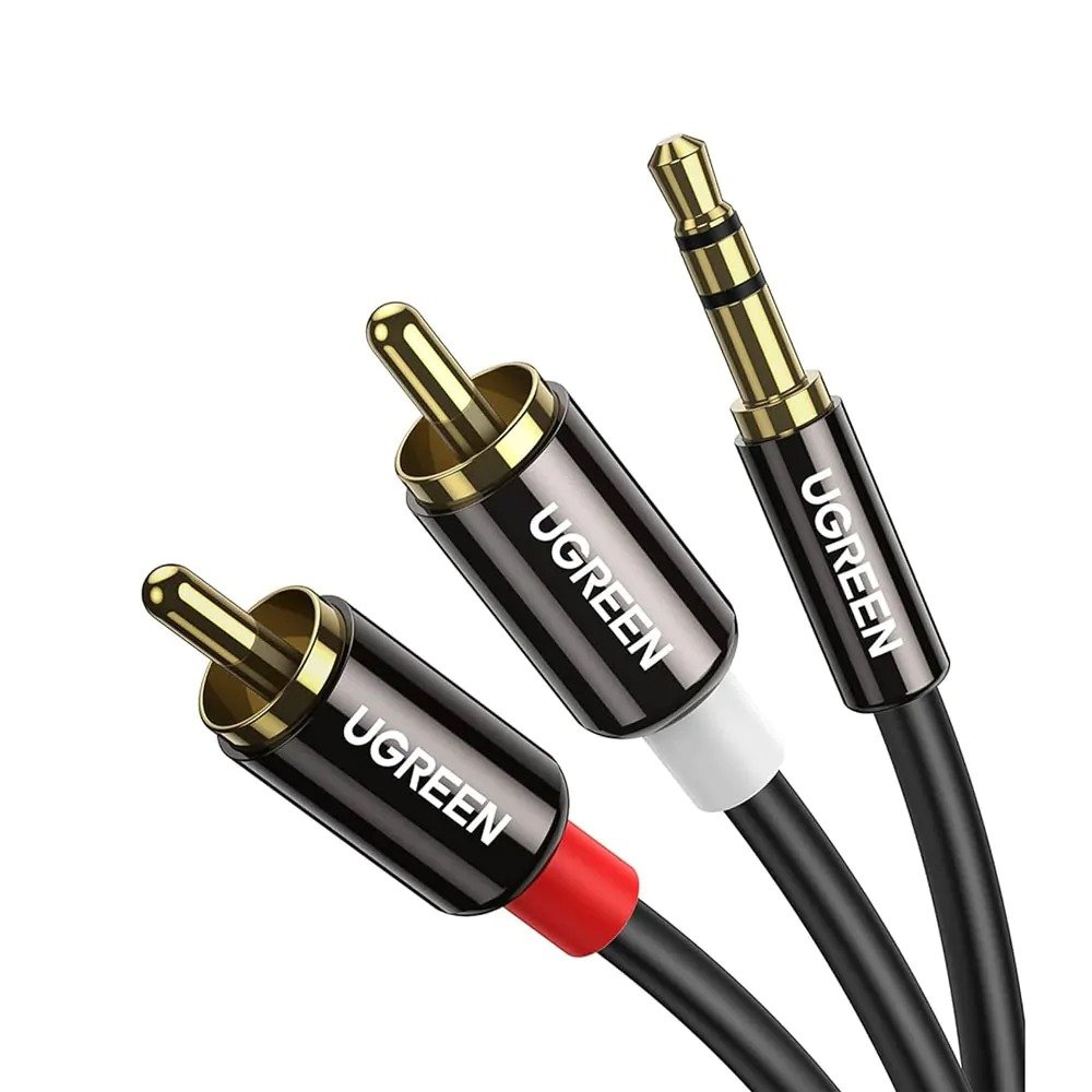 Cabo Áudio P2 P/ 2 Rca Ugreen 10512 3m Estéreo Hi-fi