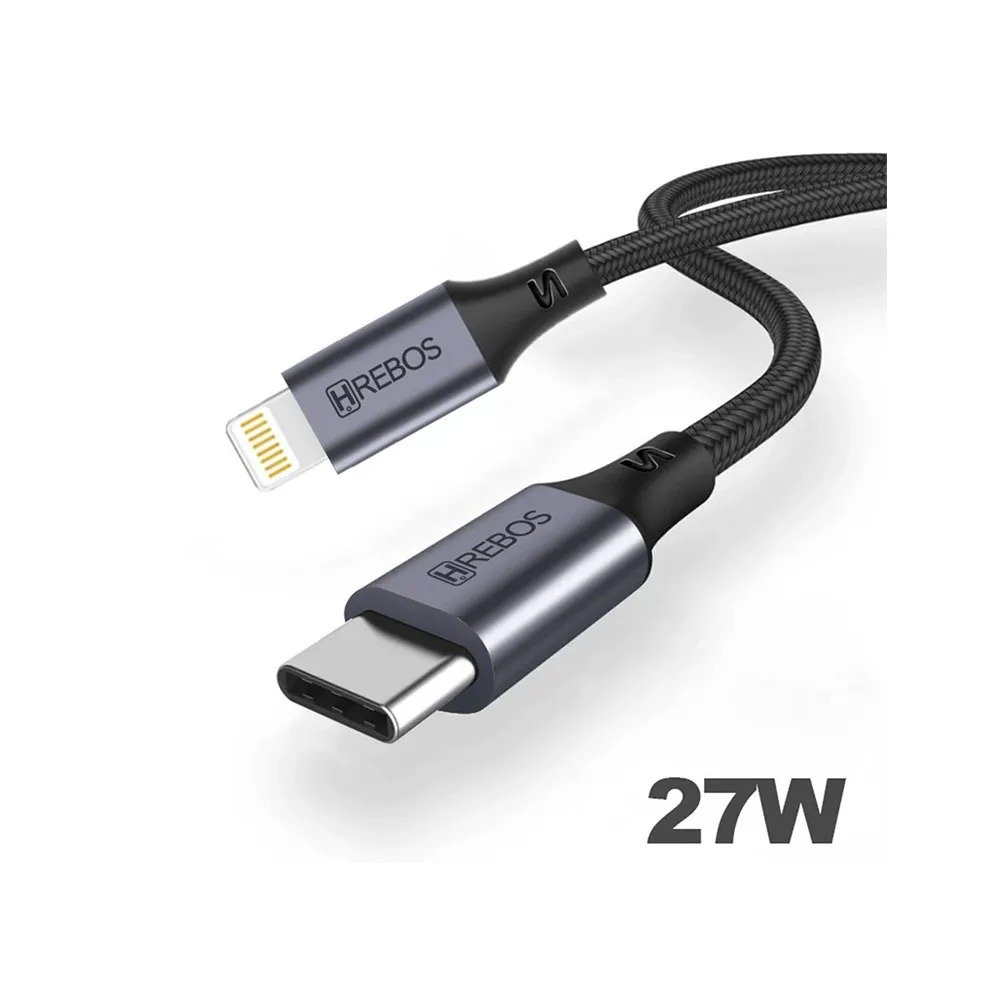 Cabo Hrebos Cb-362i Tipo C Para Lightn 1m Midnight 27w