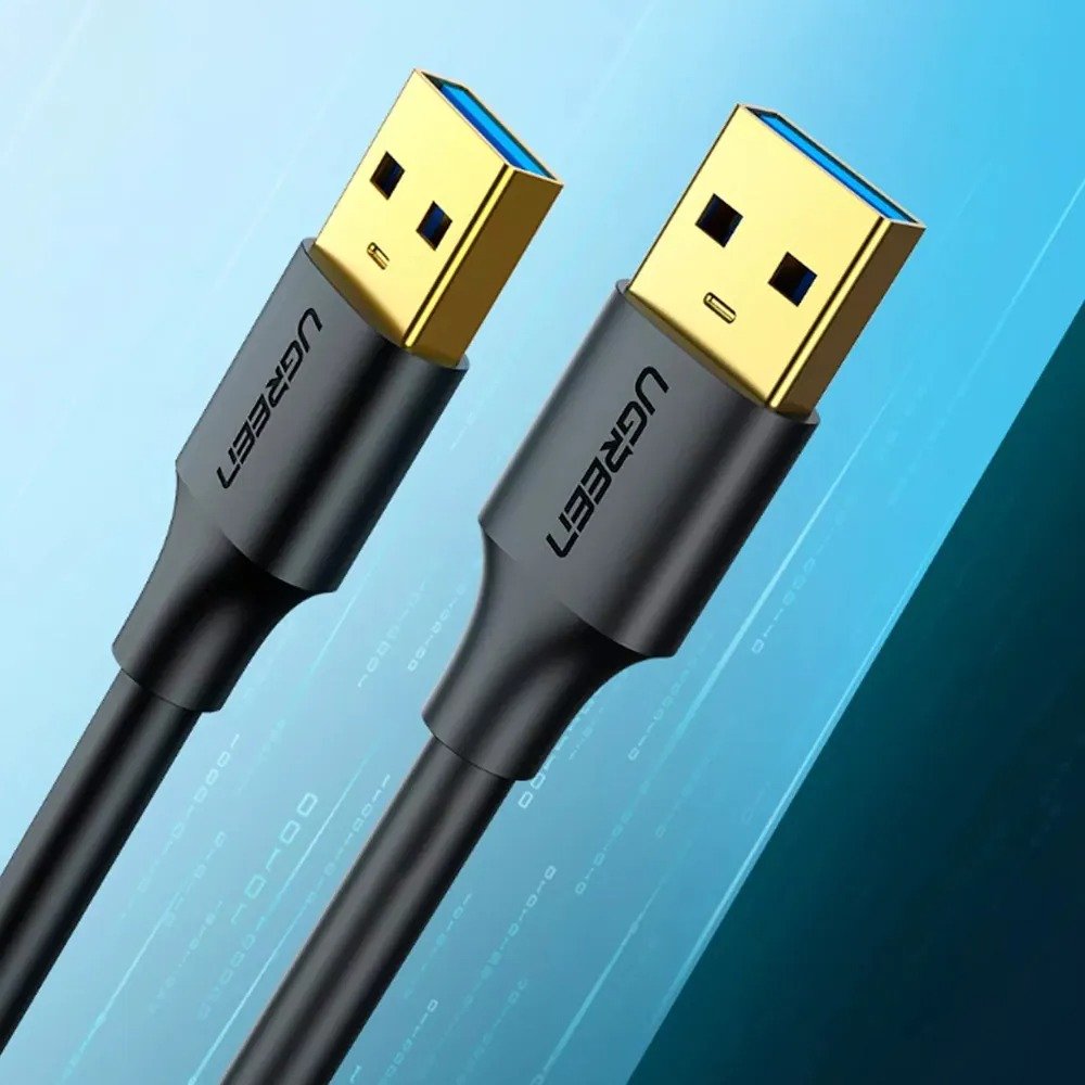 Cabo Usb 3.0 Macho Ugreen 50cm 5gbps Us128 10369 Preto