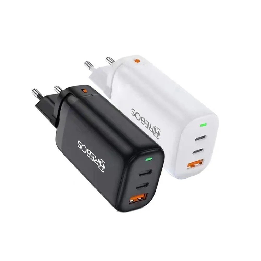 Carregador Hrebos Crg-202ci Chargewave 65w + Cabo Lightning