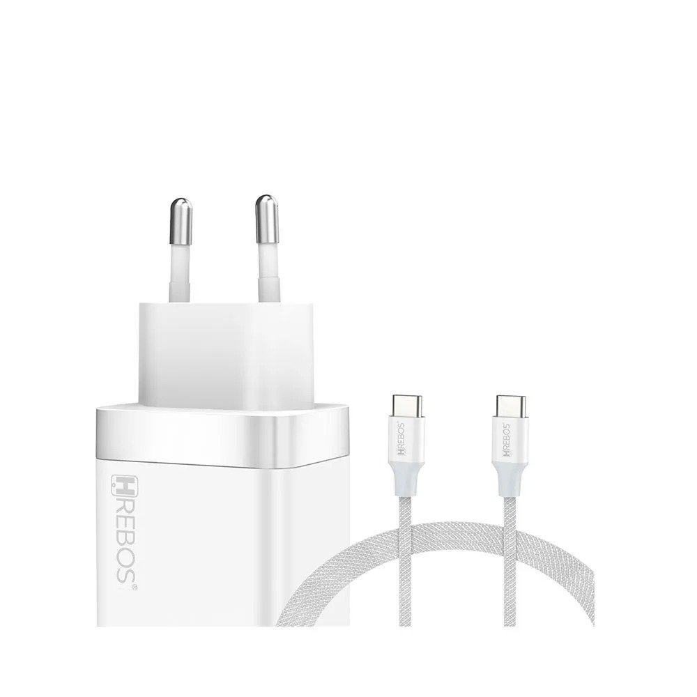Carregador Hrebos Crg-500c Usb-c Turbo 25w Preto