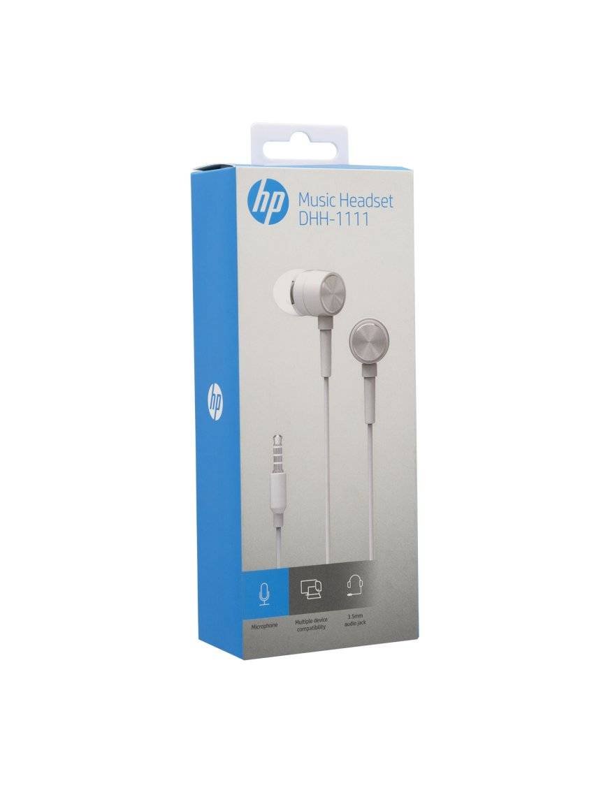 Fone De Ouvido Earphone Hp Dhh-1111 Intra C/ Mic Branco