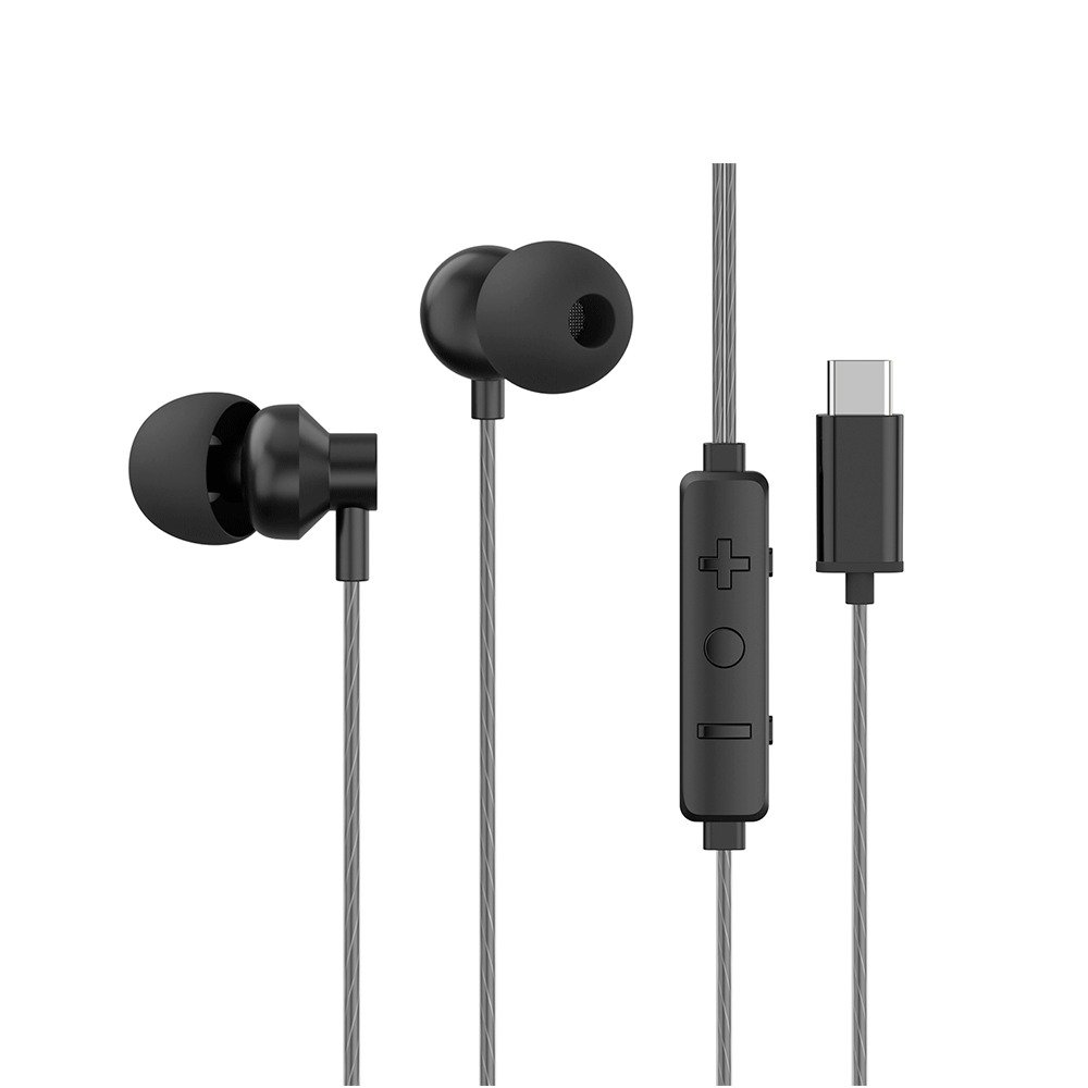 Fone De Ouvido Hp Dhh-1127 Intra Auricular Usb-c Preto