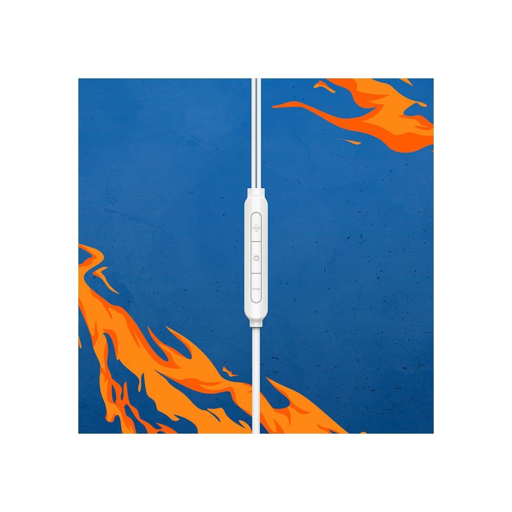 Fone De Ouvido Tipo C Com Fio Philips Tae2146bk/00 Branco
