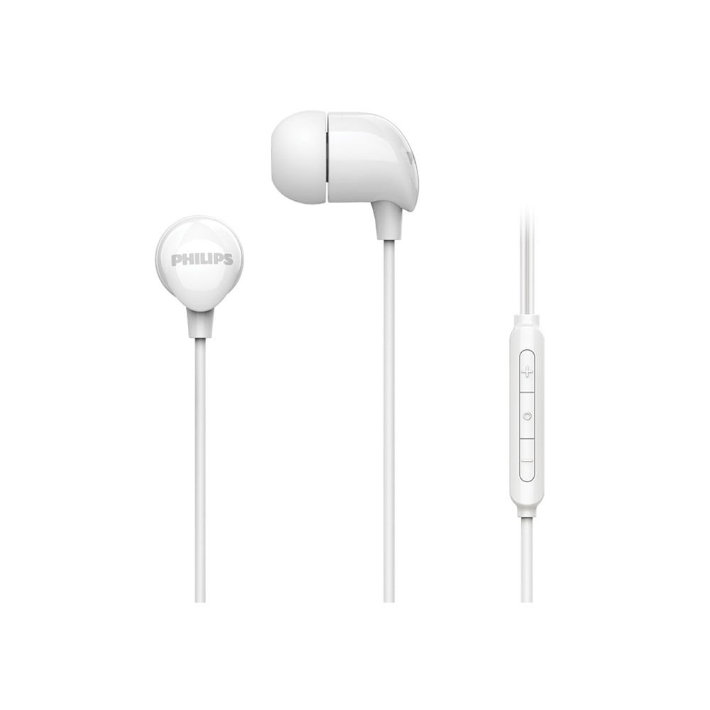 Fone De Ouvido Tipo C Com Fio Philips Tae2146bk/00 Branco