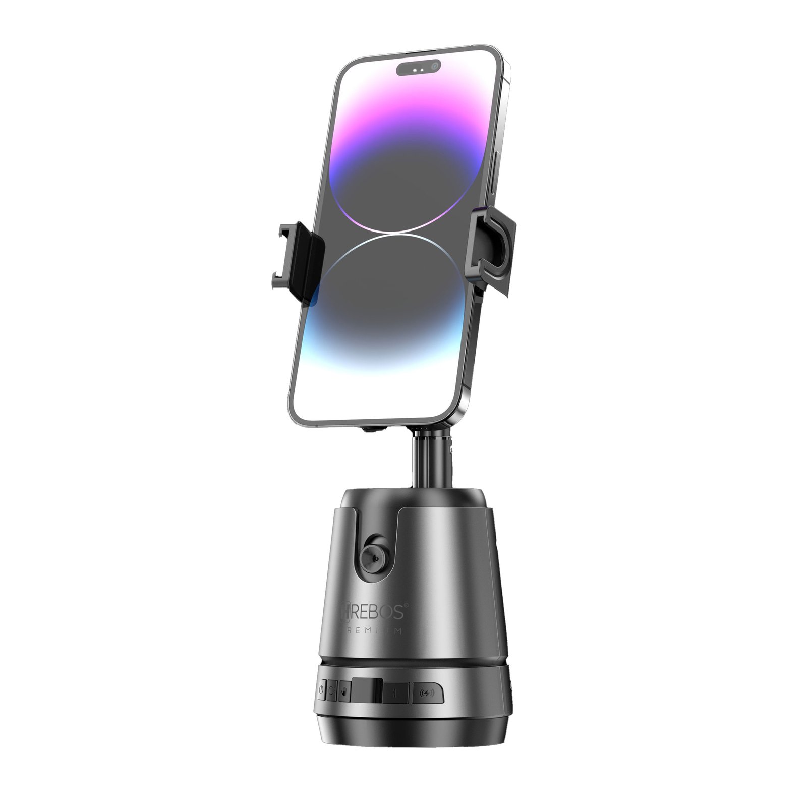 Gimbal Inteligente Hrebos If-100 Rastreamento Facial 360° Preto