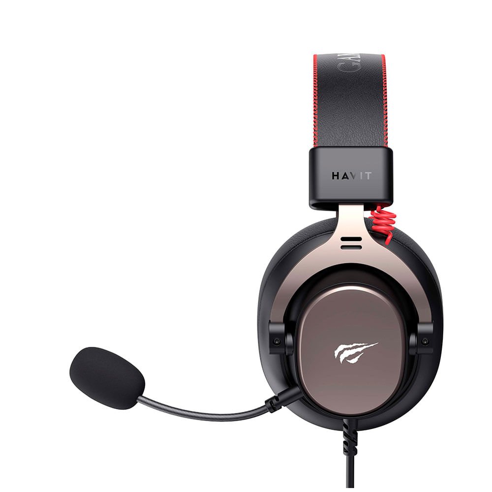 Headset Gamer Havit H2015e, Microfone Destacável P3 Preto