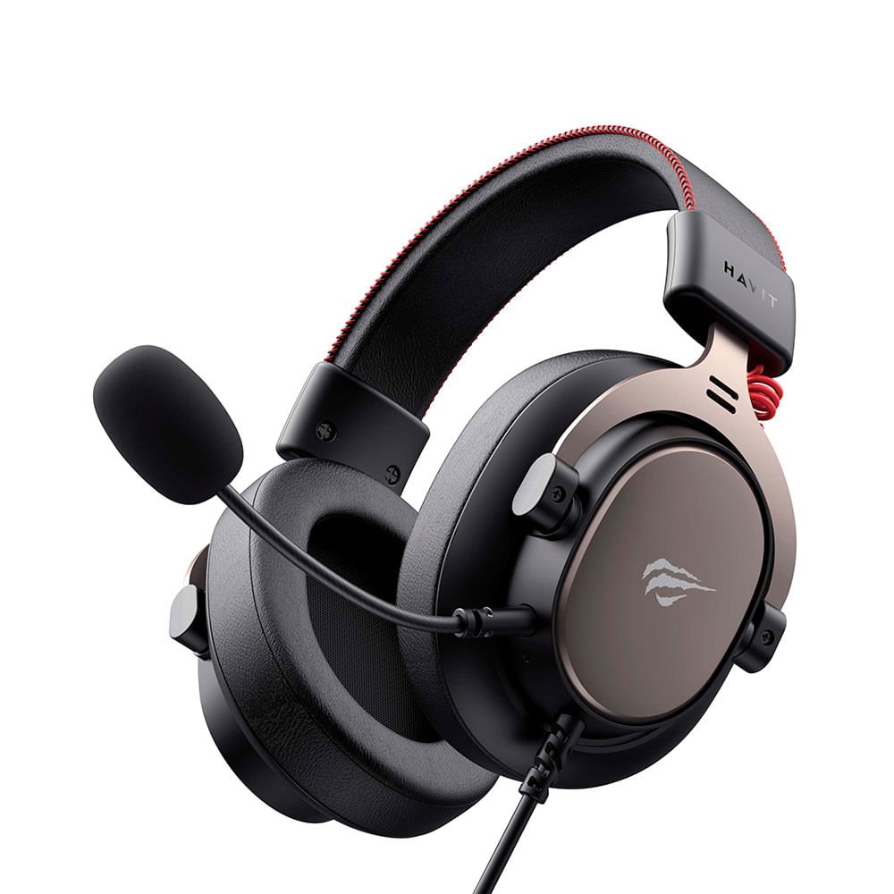 Headset Gamer Havit H2015e, Microfone Destacável P3 Preto