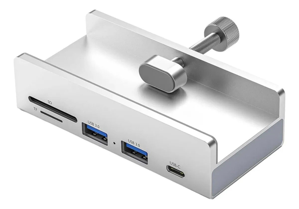 Hub Usb Powermount Hrebos If-314 5 Em 1 Sd Micro Sd Usb-c Cinza
