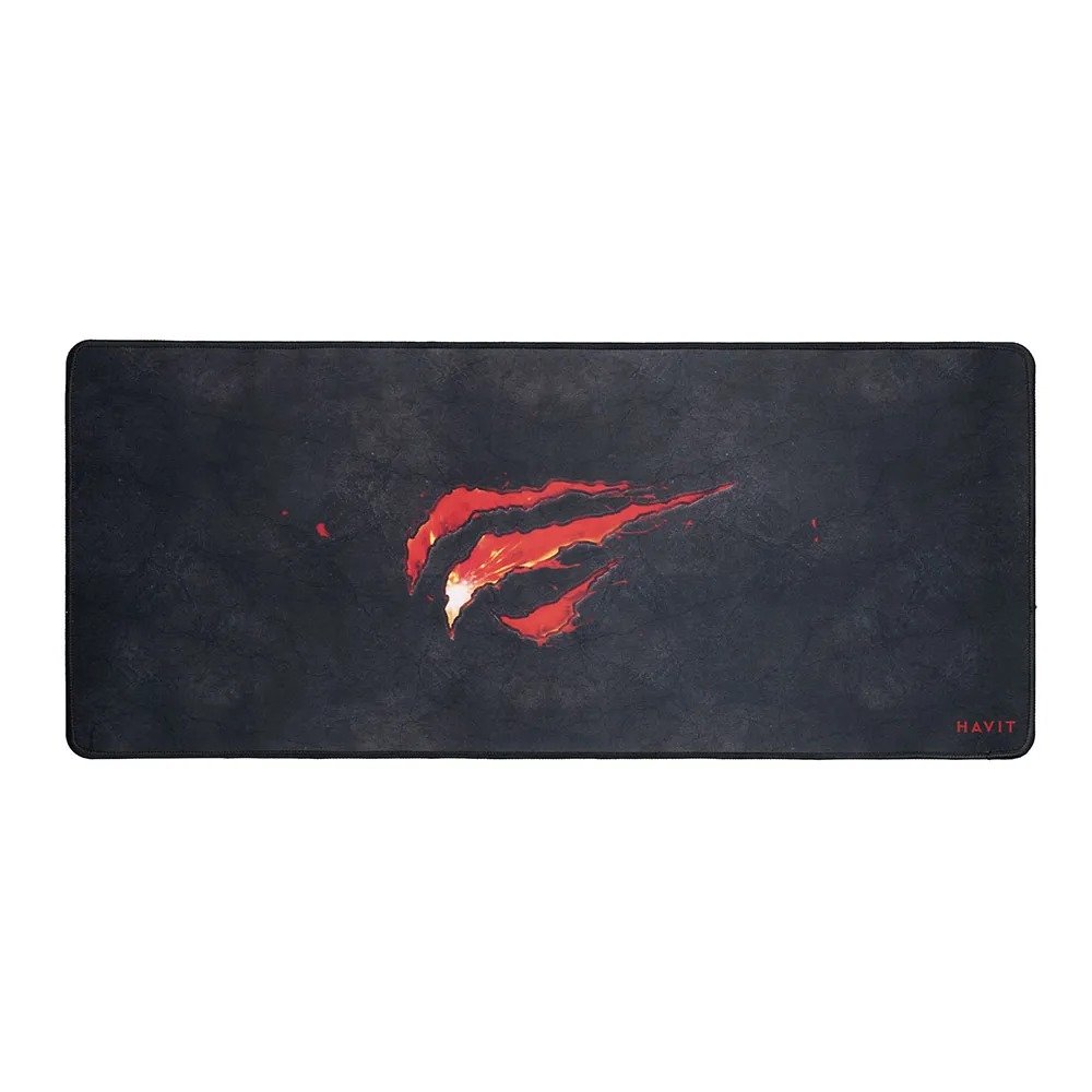 Mousepad Gamer Havit 70x30cm Hv-mp861 Preto Borda Costurada